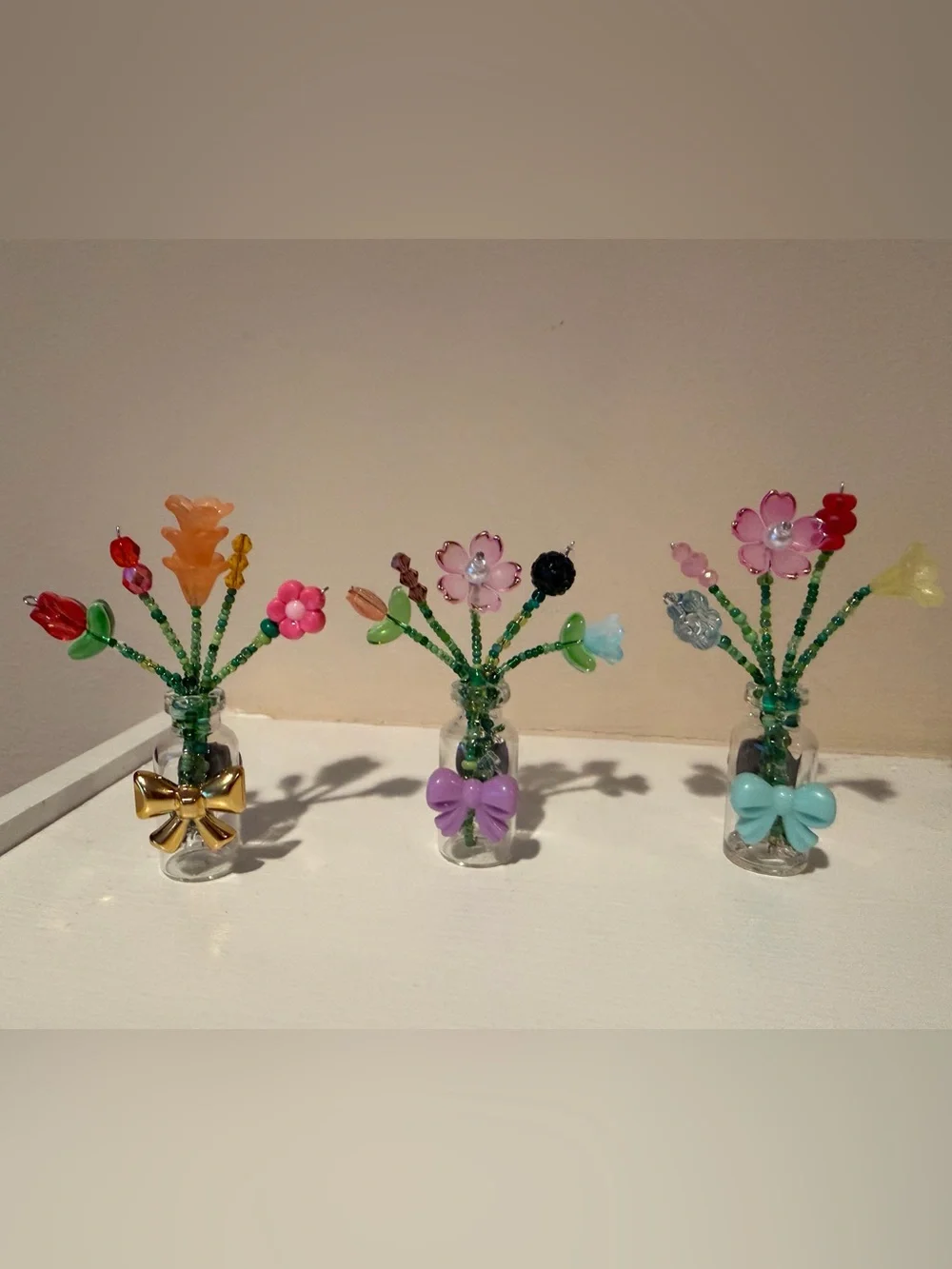 Mystery Handmade Beaded Flower Bouquet Magnet - BENEFITING PEDIATRIC SARCOMA